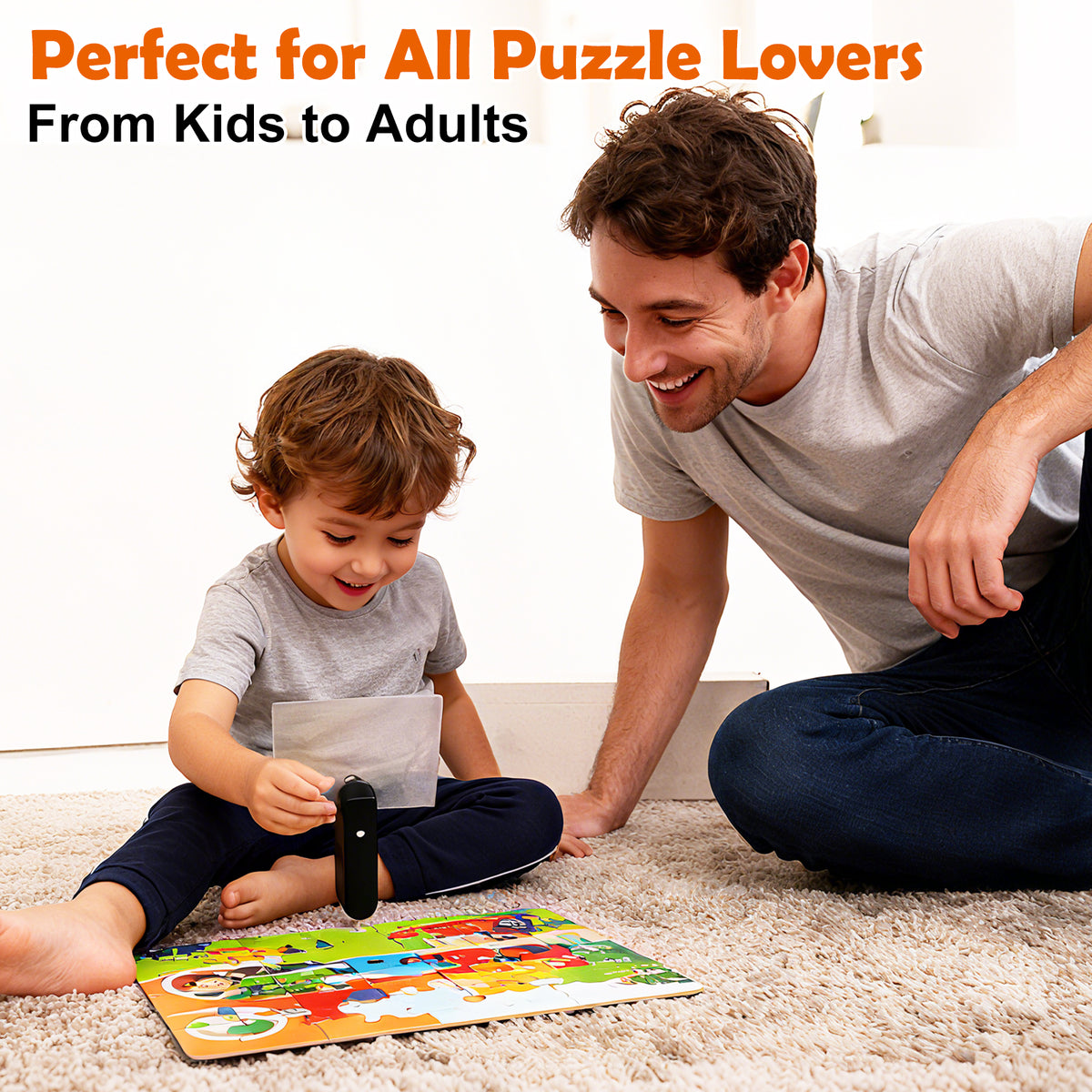 ALL4JIG Jigsaw Puzzle Magnifying Glass