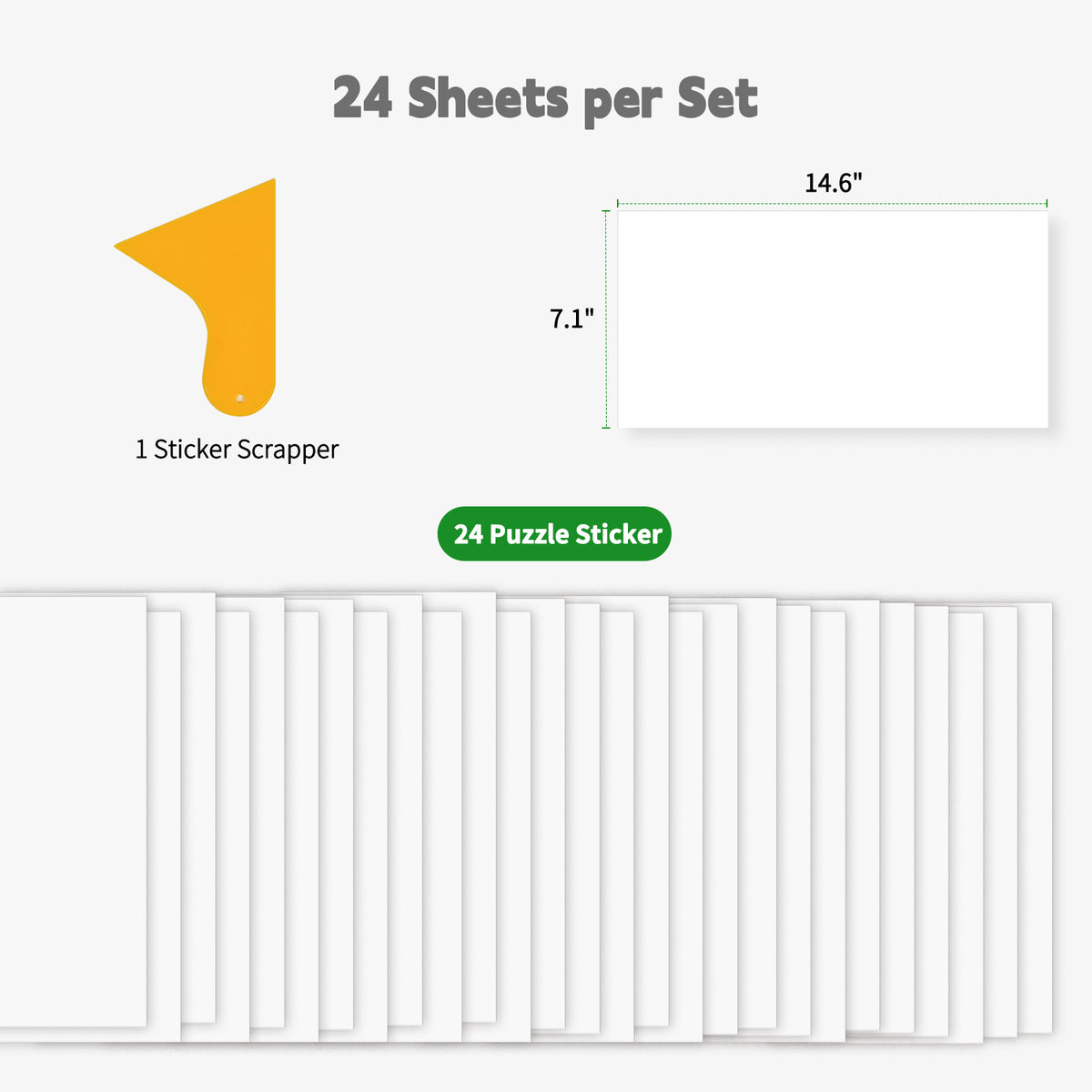 ALL4JIG Jigsaw Puzzle Adhesive Sheets