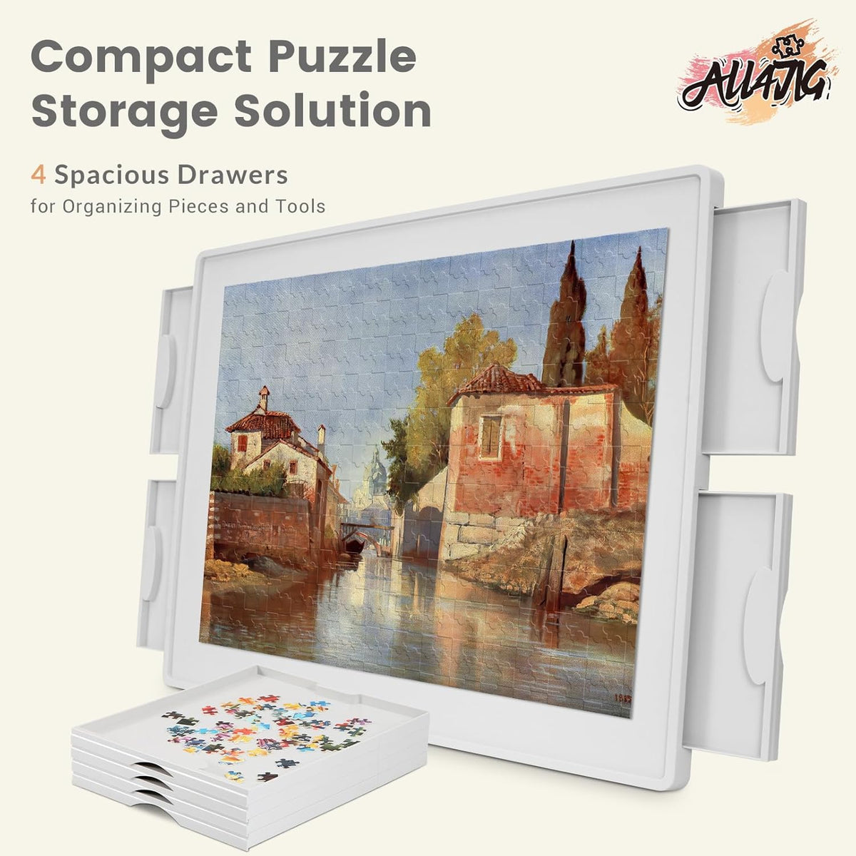 ALL4JIG Plastic Jigsaw Puzzle Board