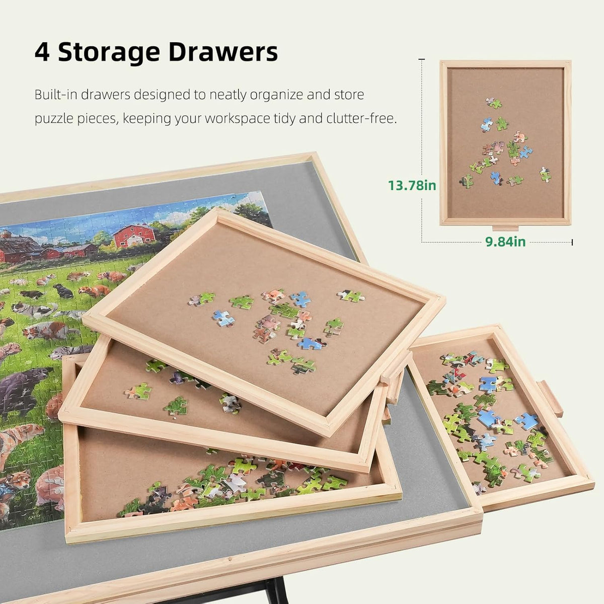 ALL4JIG Basic Rotating Jigsaw Puzzle Table