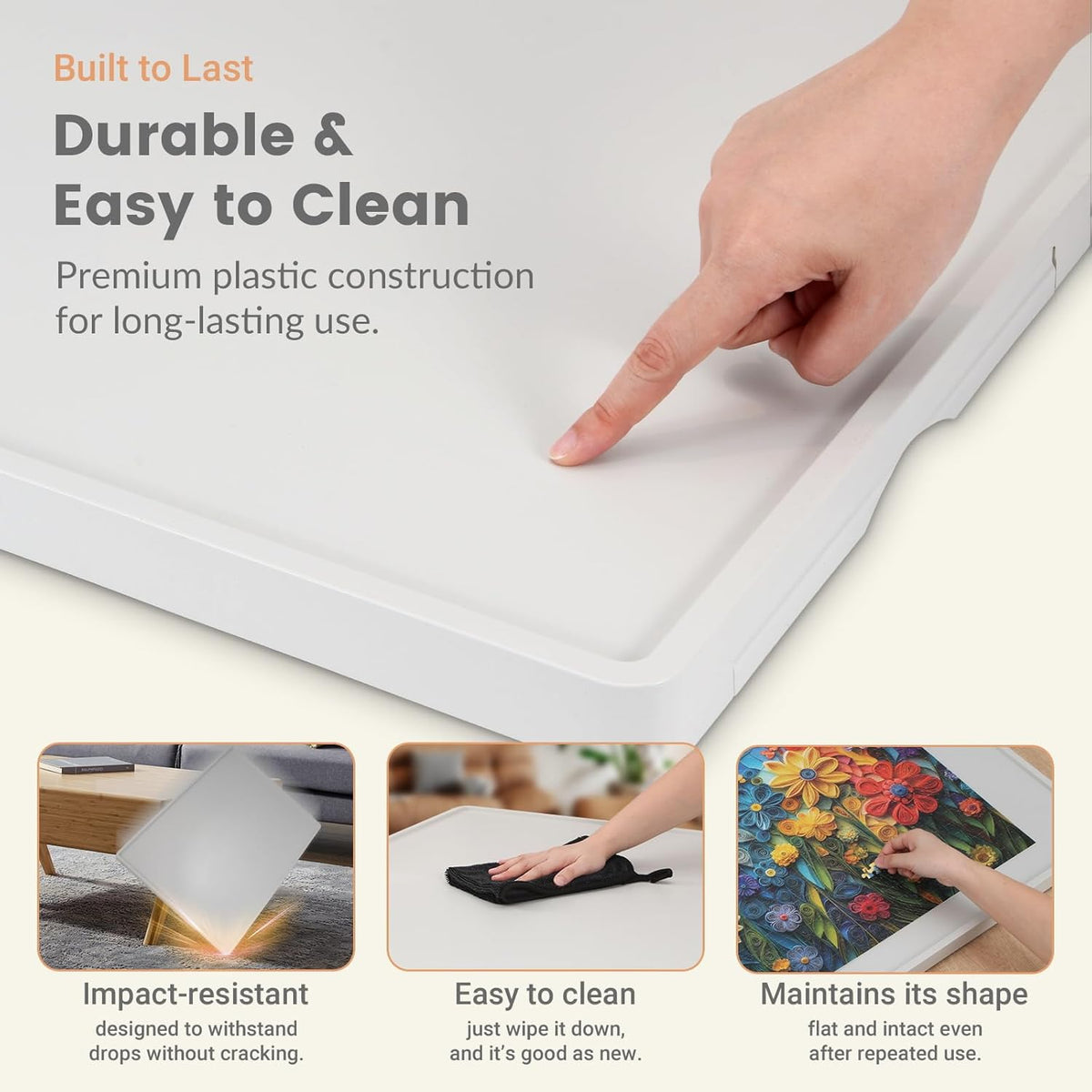 ALL4JIG Plastic Jigsaw Puzzle Board