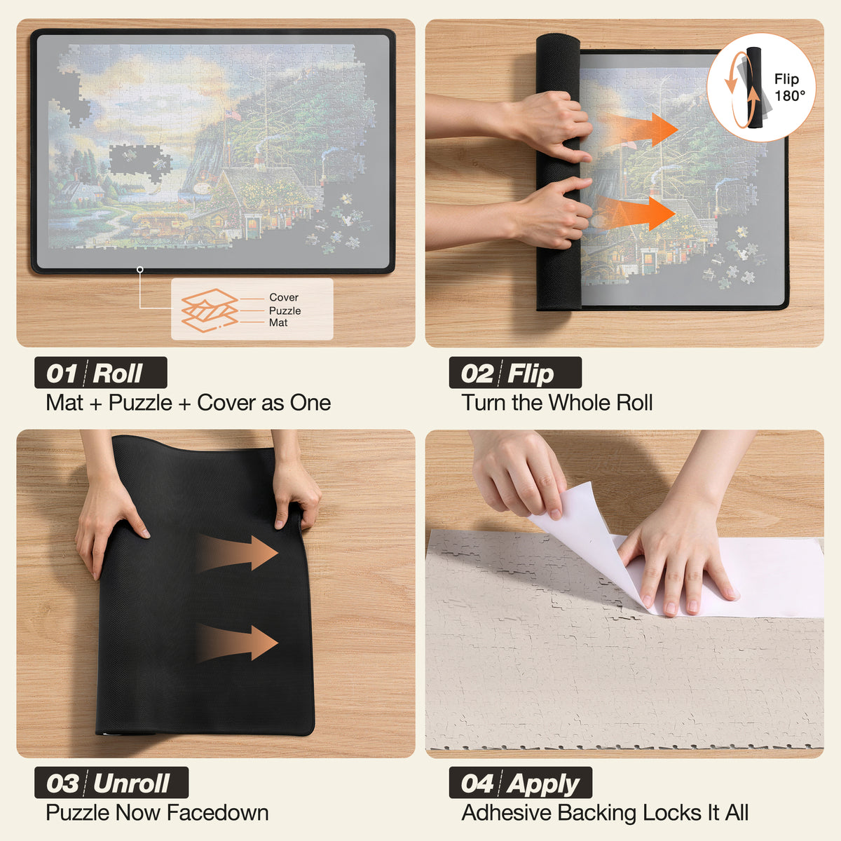 ALL4JIG Jigsaw Puzzle Play Mat