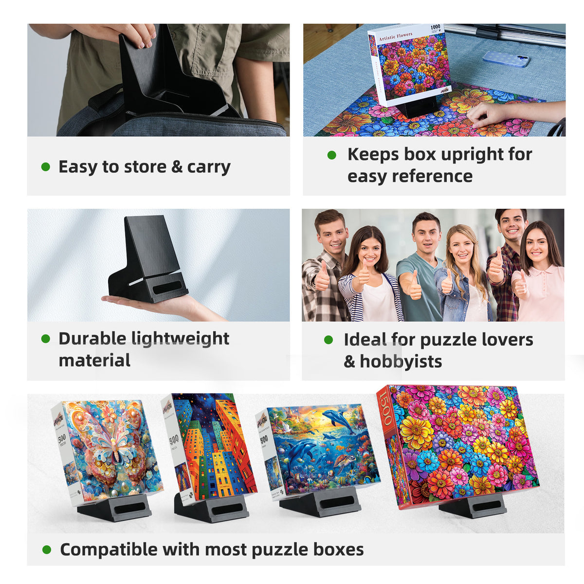 ALL4JIG Jigsaw Puzzle Box Stand