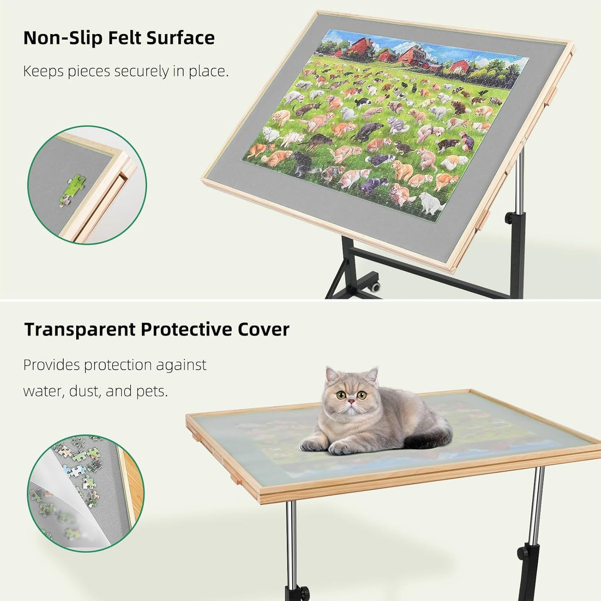 ALL4JIG Basic Rotating Jigsaw Puzzle Table